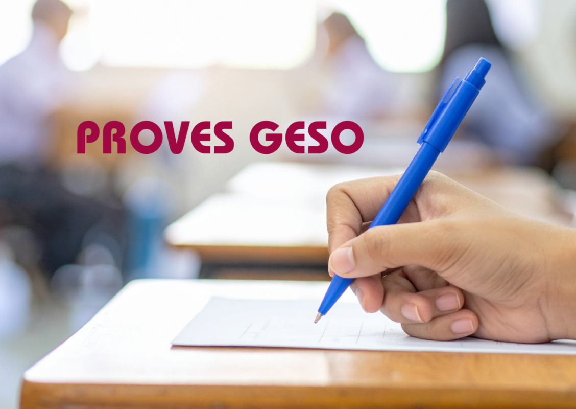 PROVES GESO (Graduat en Educació Secundària Obligatòria) – Institut Escola Industrial Sabadell